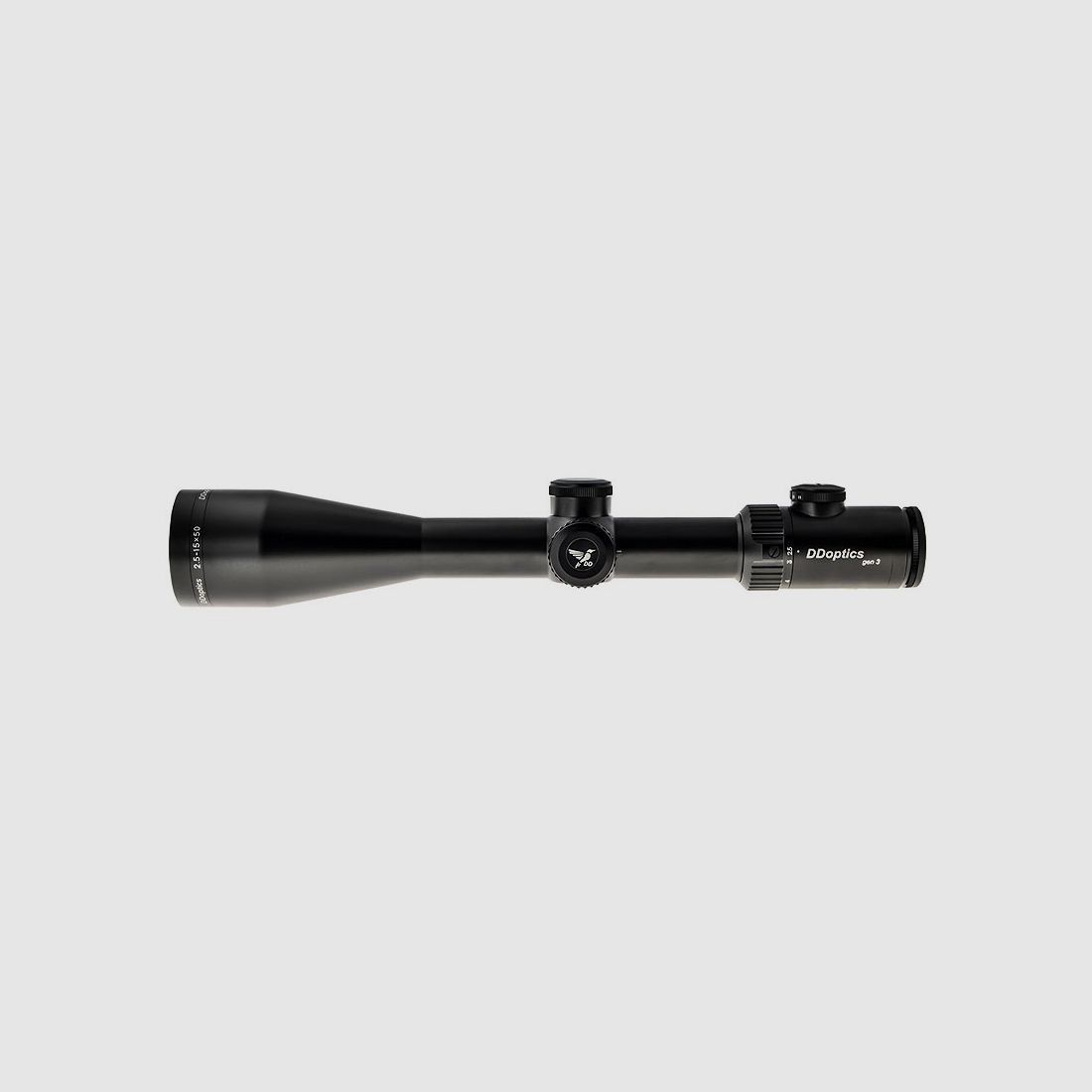 DDoptics ZF Nachtfalke V6 lll 2.5-15x50 New Reticle 4 + Fiber Optic Dot