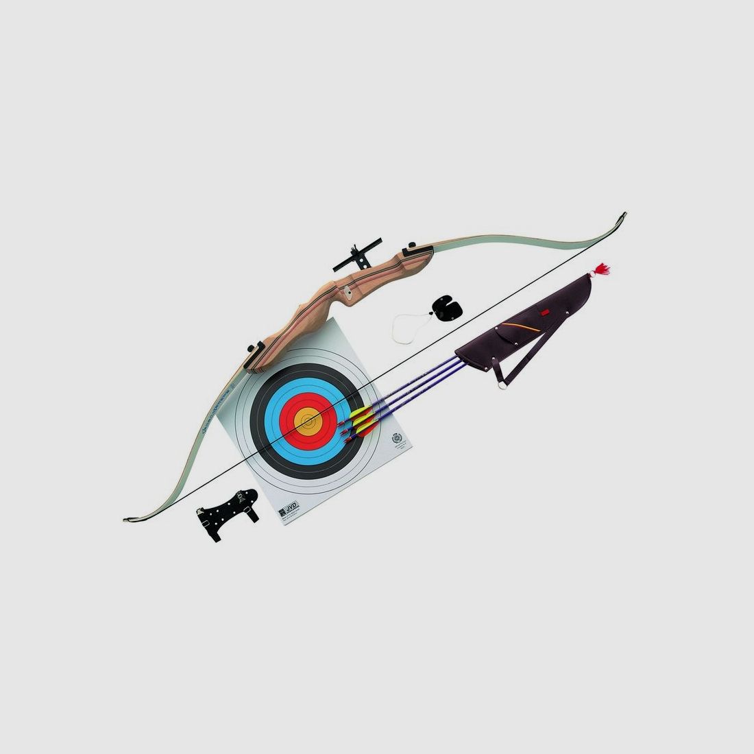 Take-Down-Bogen,170cm,Set + Zubehör,