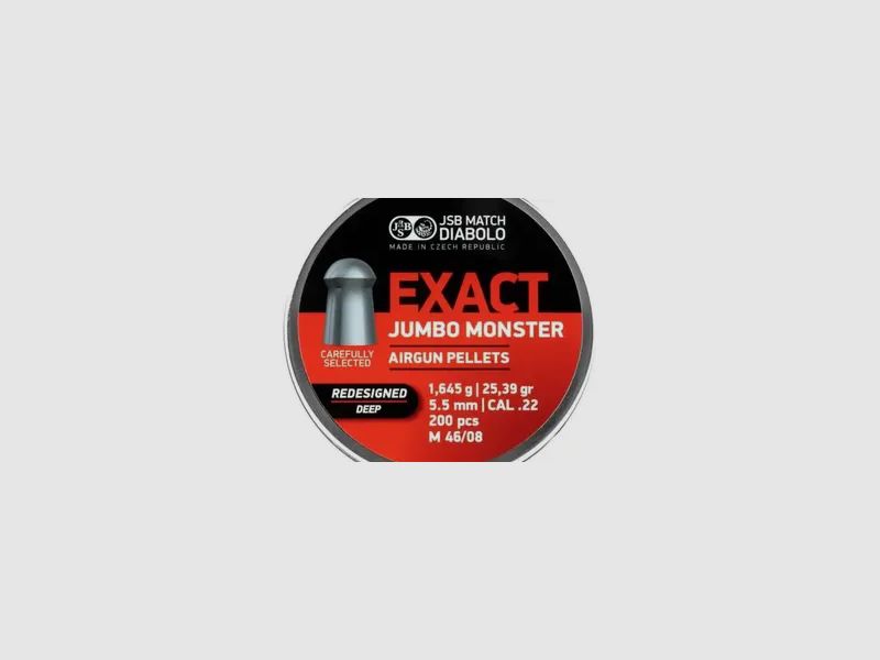 JSB Jumbo Monster Redesign Deep 5,52 mm | 25,39 gr | 200 Stk., Bild 2 von 9
