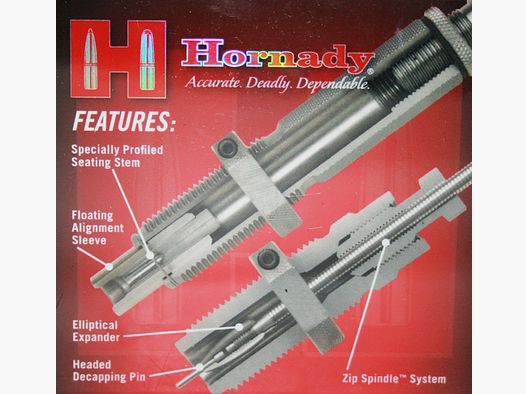 1 x HORNADY Full Length Die Set 2-Die-Set Matrizensatz .17 HORNET - 17 Horn. Hornet #546118 Series 1