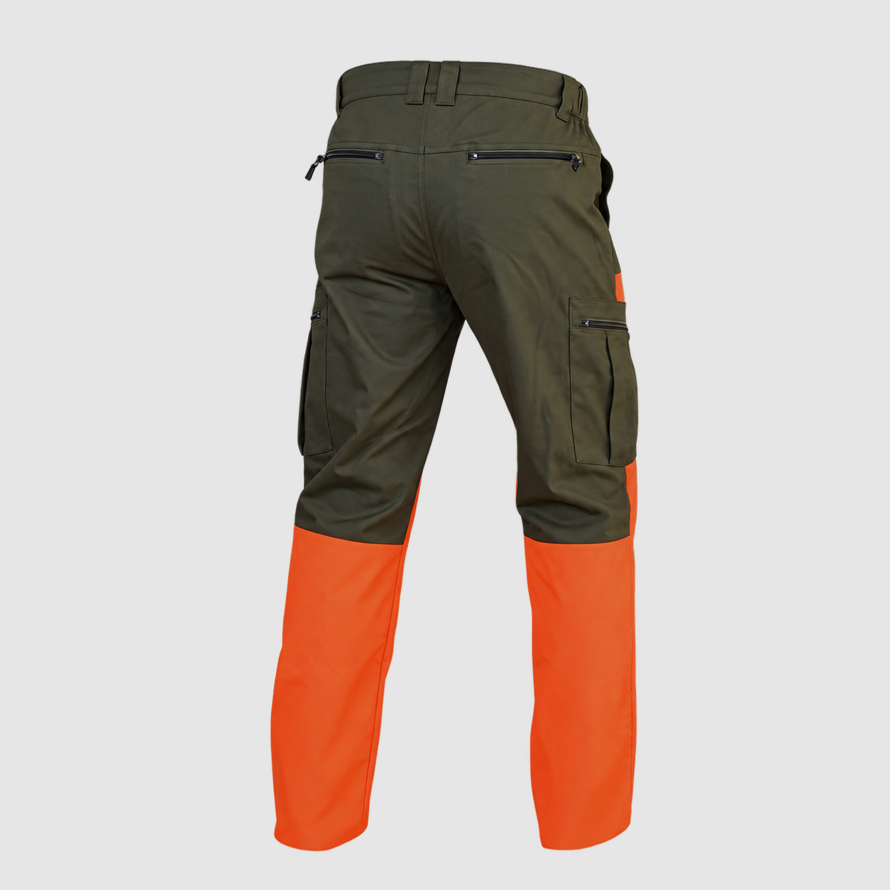 Pantalón de caza Benisport Mountain Orange caqui y naranja, imagen 2 de 3
