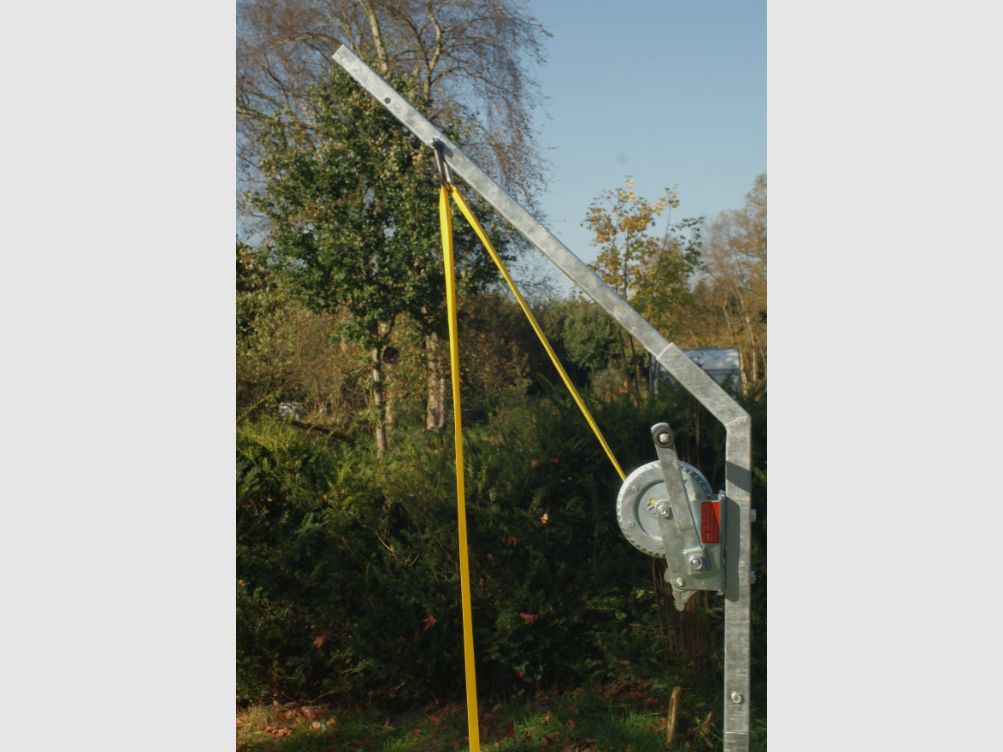 Wild-Aufbrechhilfe! Aufbrechhilfe mit Schnellverschluss, Wildträger und Wildwanne
