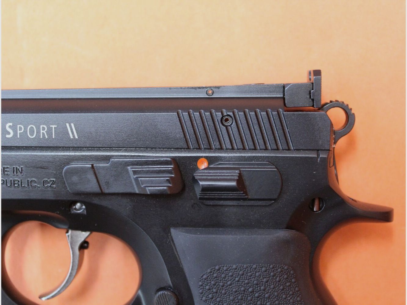 CZUB/ Waffen Oschatz Ha.Pistole 9mmLuger Waffen Oschatz CZ 75 Sport II DA/SA Abzug 6" Lauf/ Sportvisierung (9mmPara/9x19), Bild 4 von 5