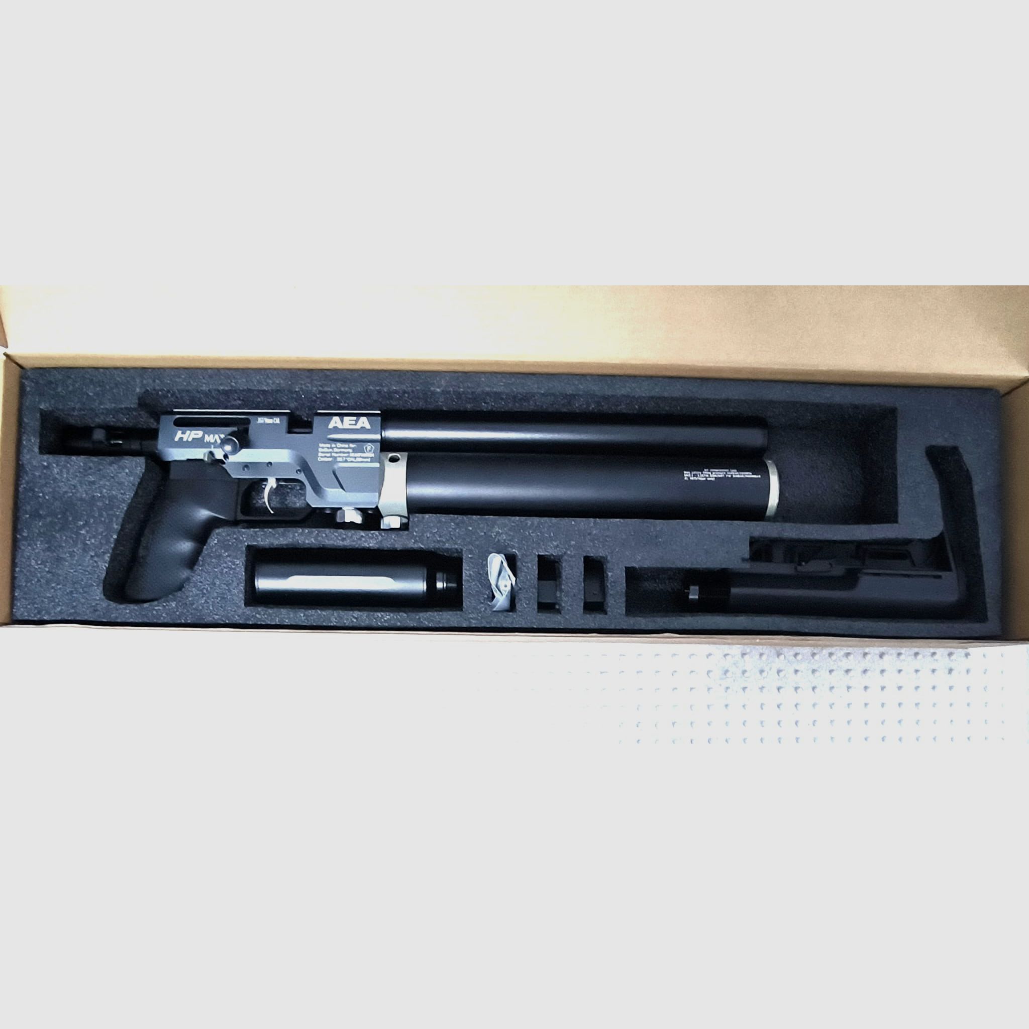 Luchtgeweer HP Max 1 F-Serie