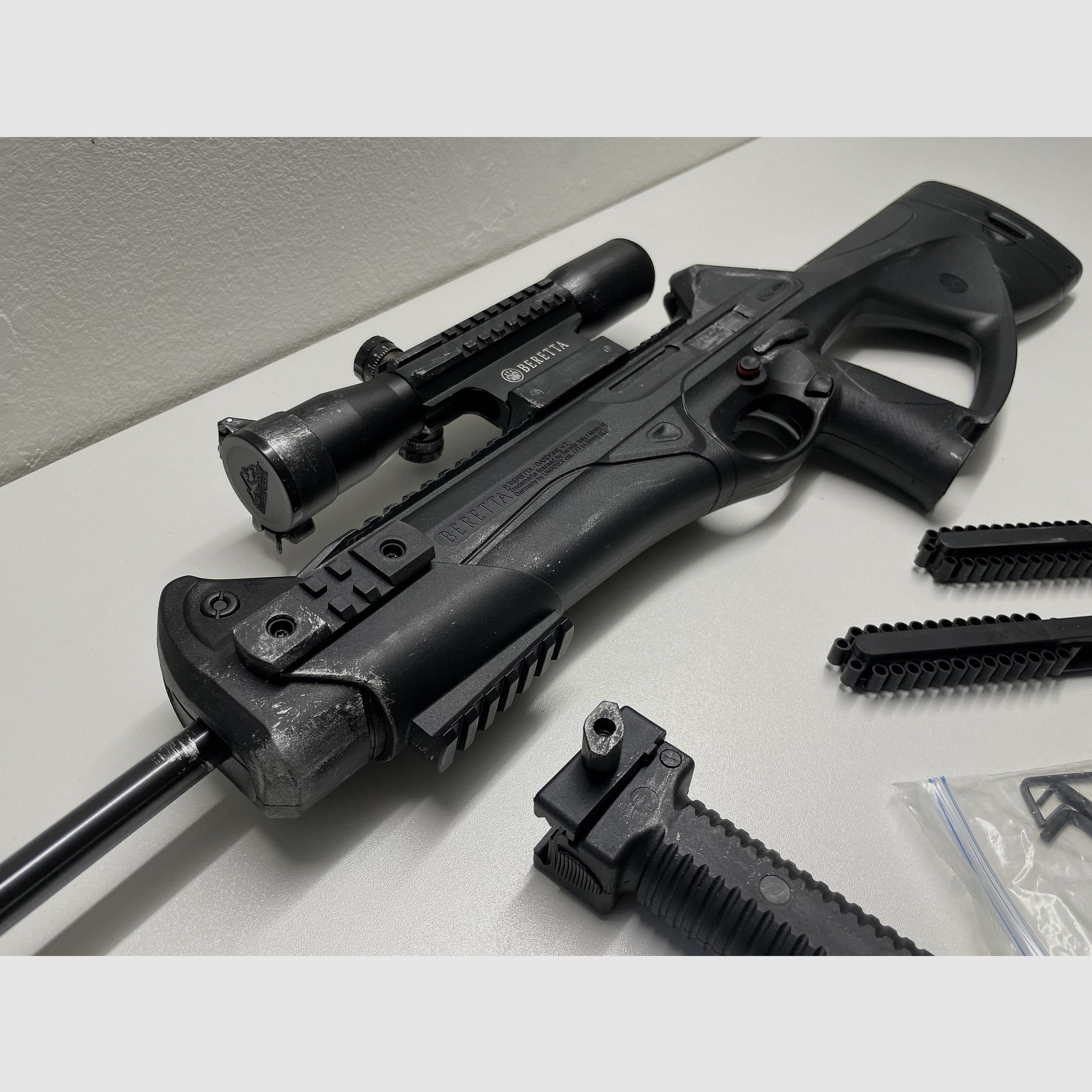 Beretta Cx4 Storm CO2 Luftgewehr 4,5 mm Diabolo mit viel Zubehör! Unikat