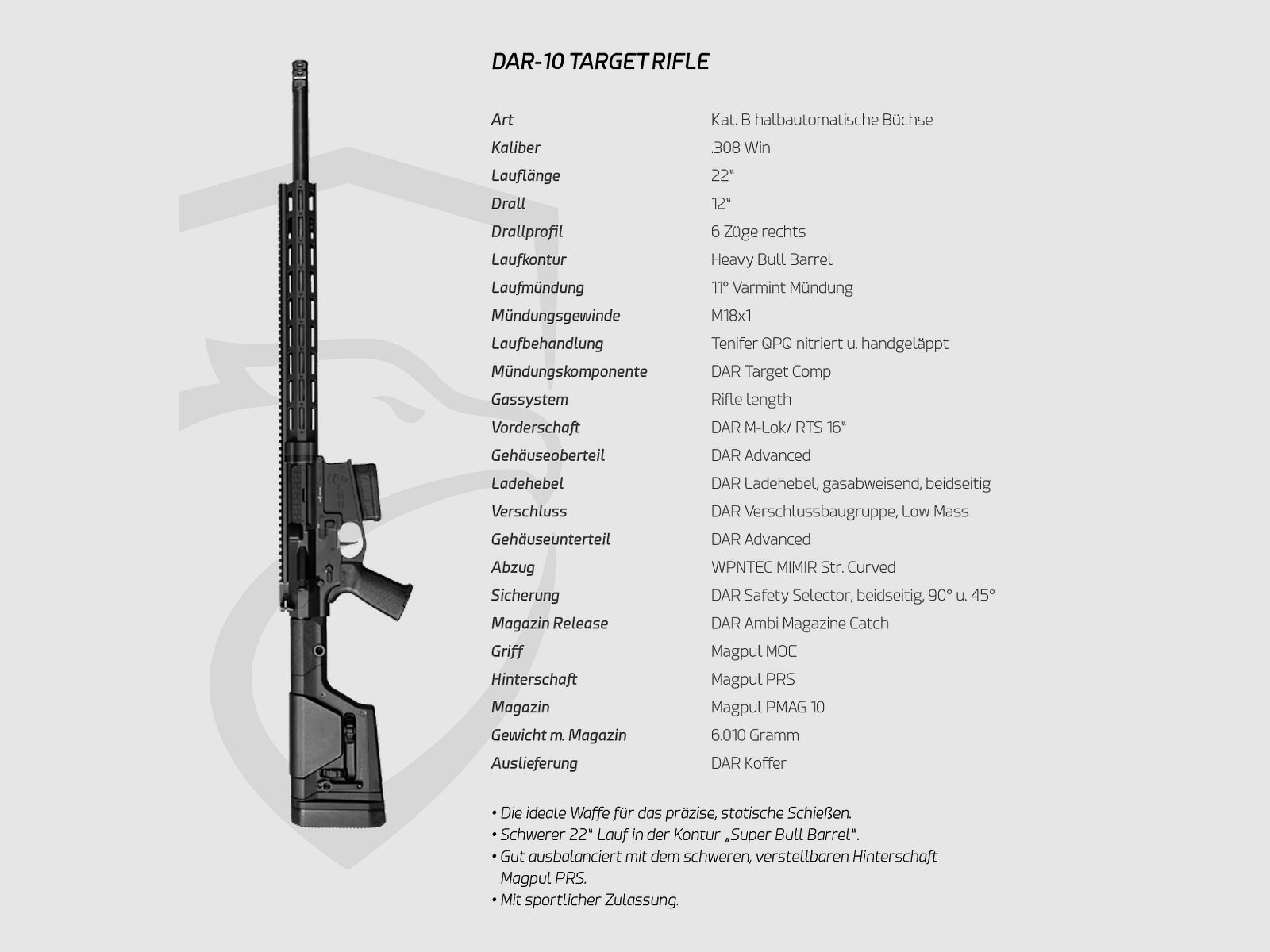 DAR-10 TARGET RIFLE