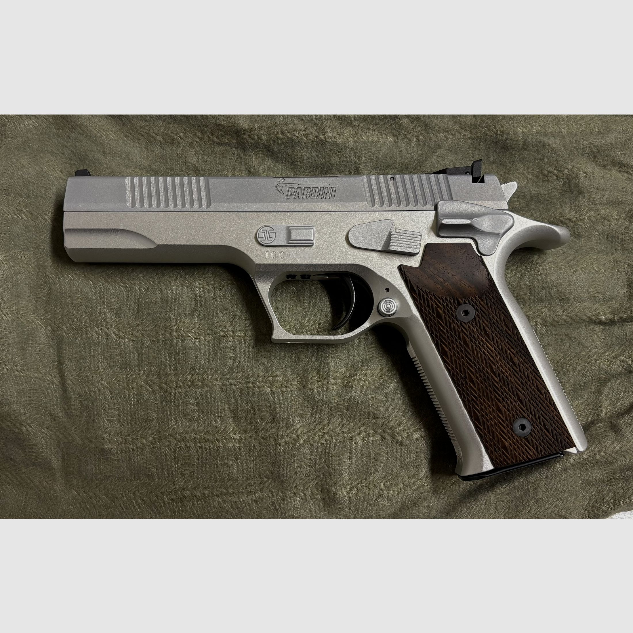 Pardini Sport Modell P.C.45 S, 5 Zoll, Cal 45 ACP - silber