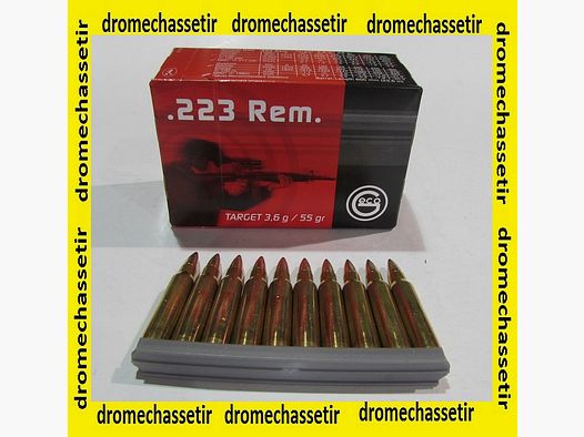 50 Patronen Geco, Kal. 223 Remington, 55 Grain FMJ