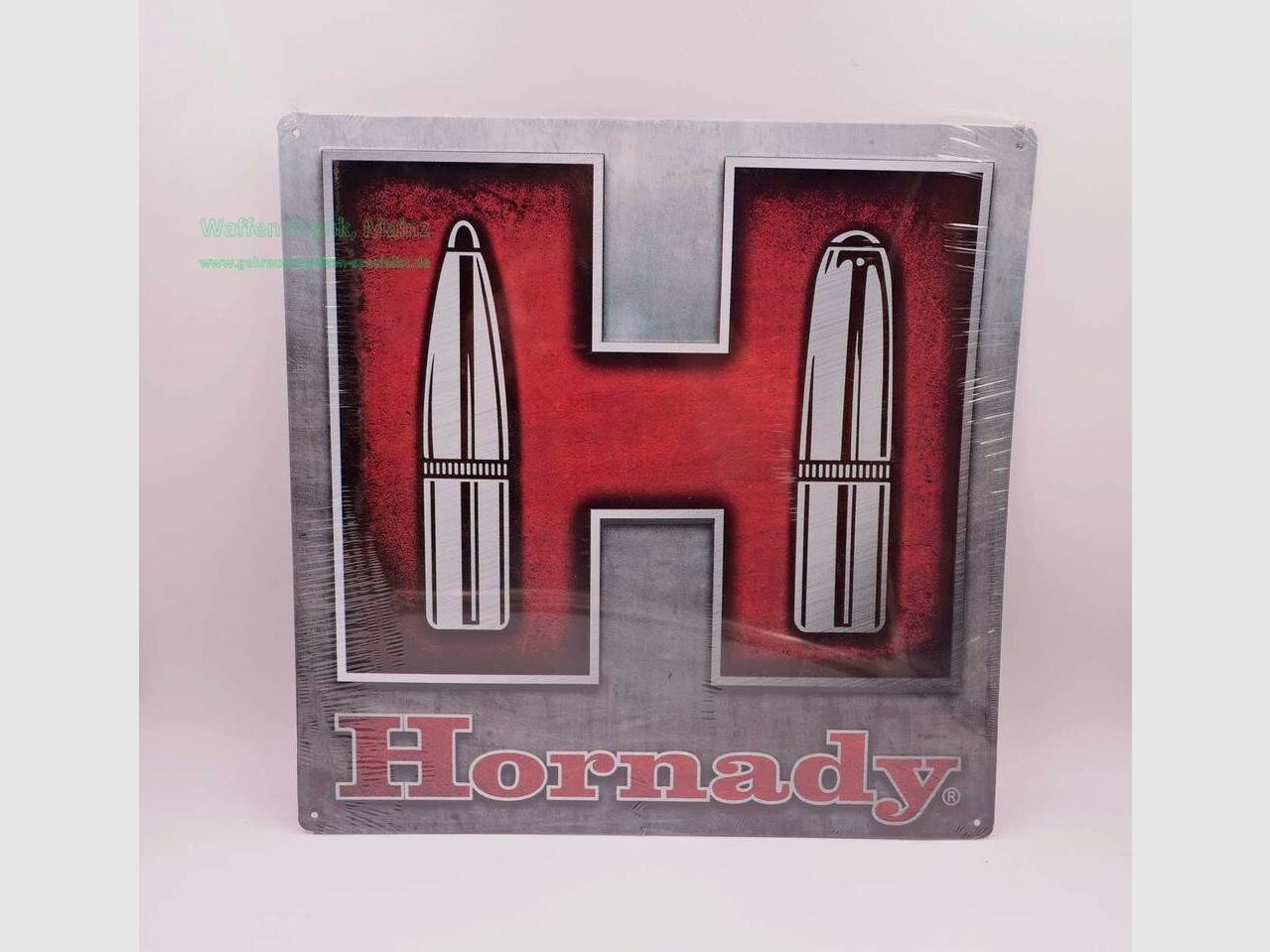 Hornady / USA Werbeschild für Dekoration und Sammlung