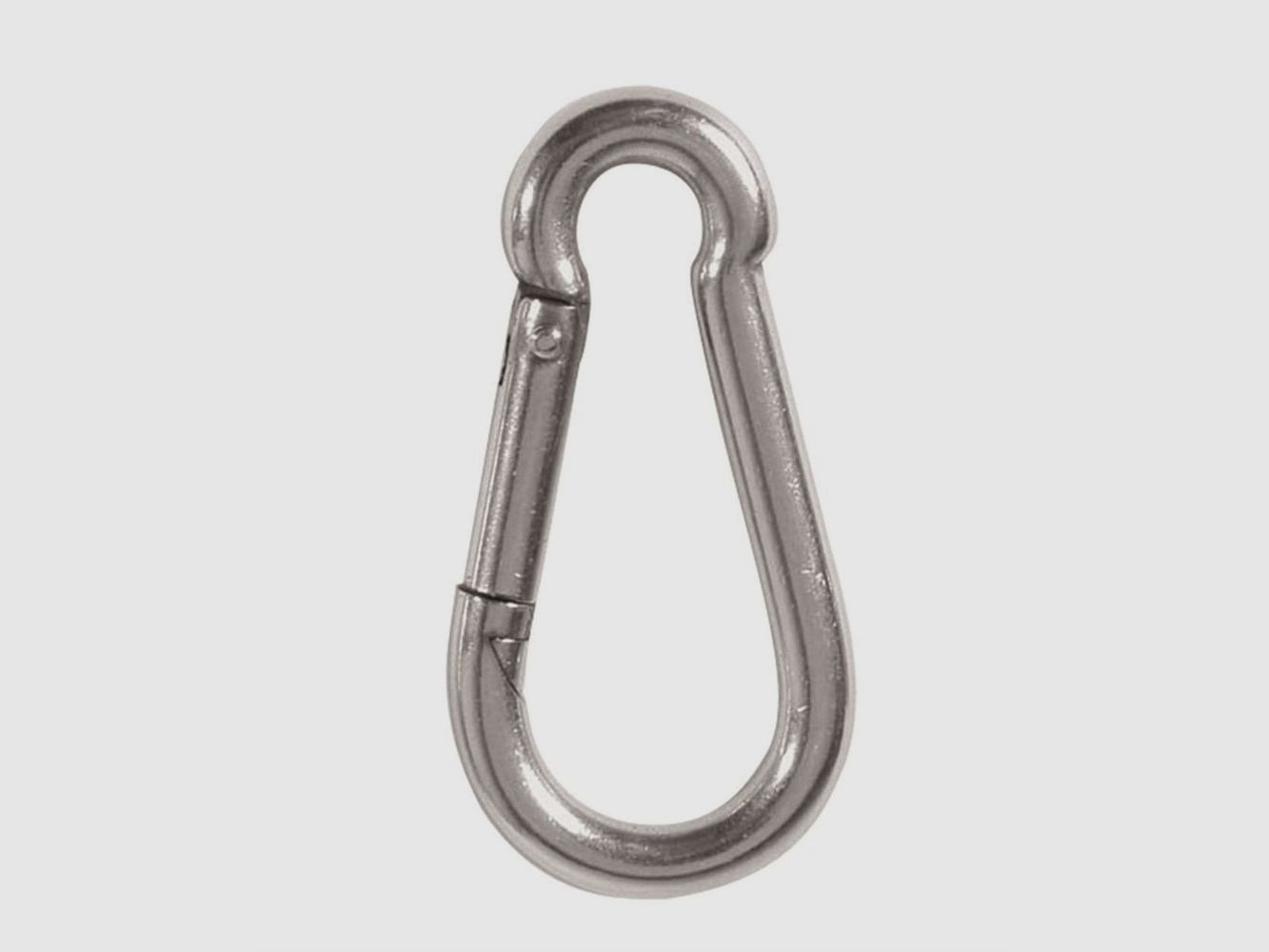 Edelstahl Karabinerhaken 80mm
