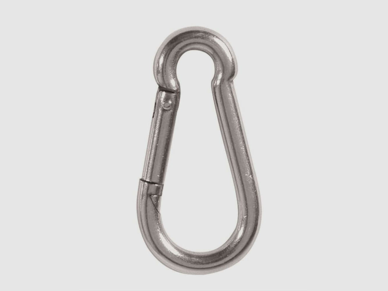 Edelstahl Karabinerhaken 80mm