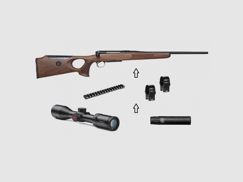 Heym SR30 Ranger-UT + ZF Leica + ... - Power Pacs - Komplettpaket