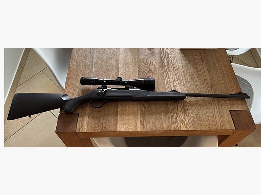 Haenel Jaeger 10 Pro caliber .30-06, ZF Zeiss Diavari-ZA 2.5-10x52 T* Abs. 1 including precise hunting clamp ring for attachment device