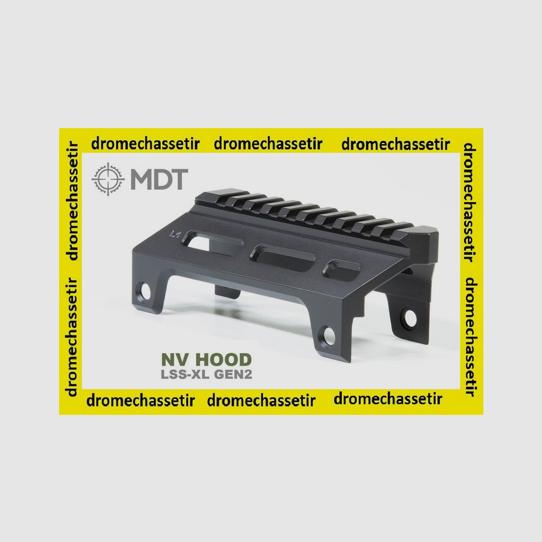 Rail Picatinny visione notturna per Chassis LSS-XL Generazione 2, nera