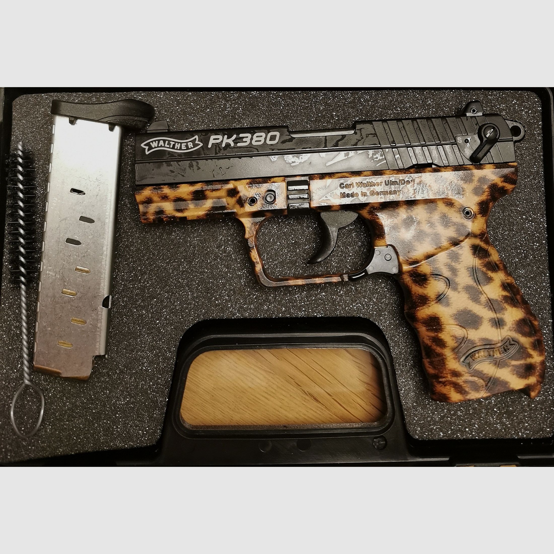 Walther PK 380 Schreckschusspistole  Cheetah Stahlschlitten  PtB  921 meine Letzte !