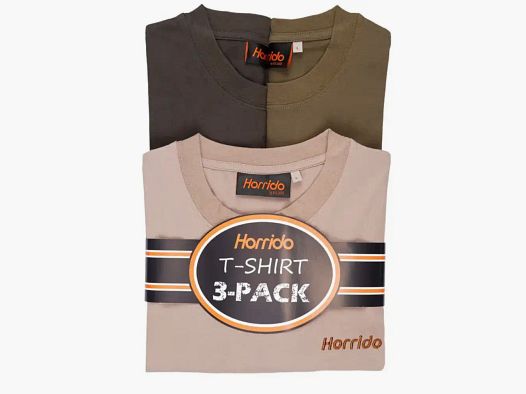 Paquete de 3 camisetas Horrido