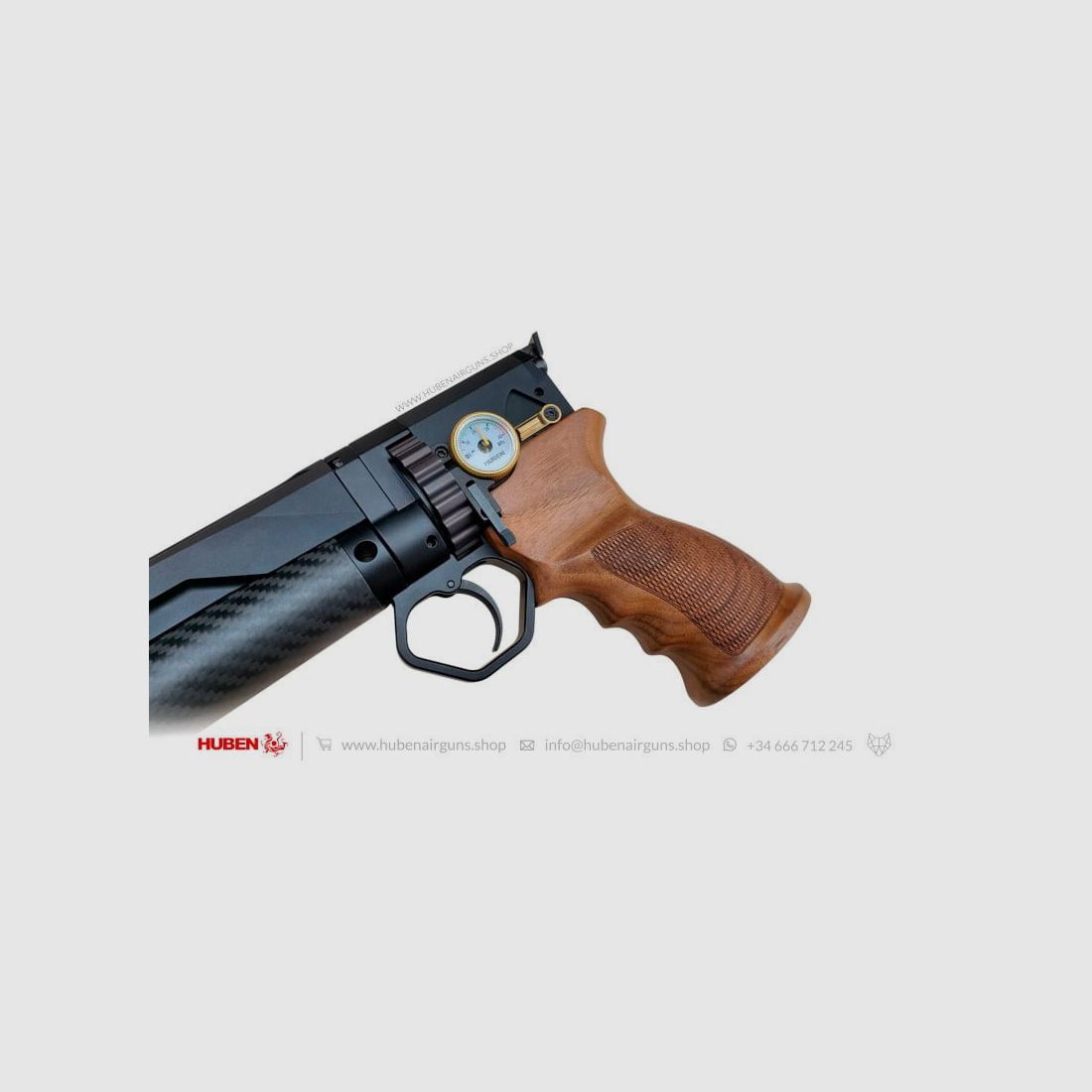Huben GK1 V3 pistolet PCP semi-automatique 6,35 mm, image 2 sur 2