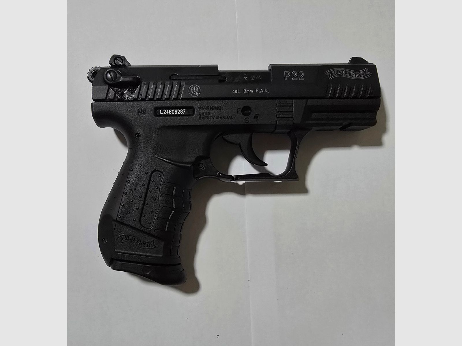 Walther P22 Classic altes Modell 9mm PAK Schreckschuss