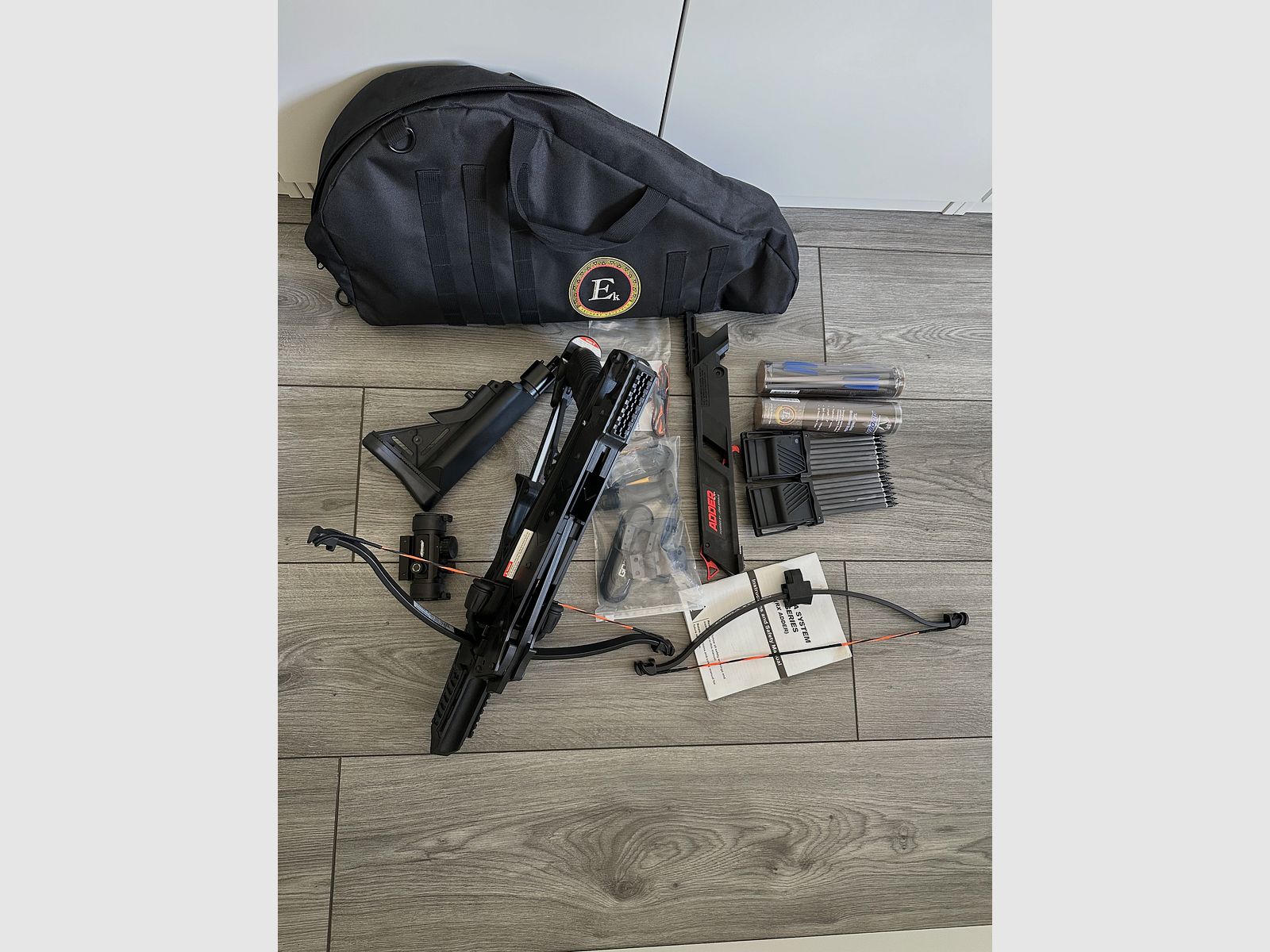 EK Archery Armbrust Adder mit viel Zubehör Cobra systems 