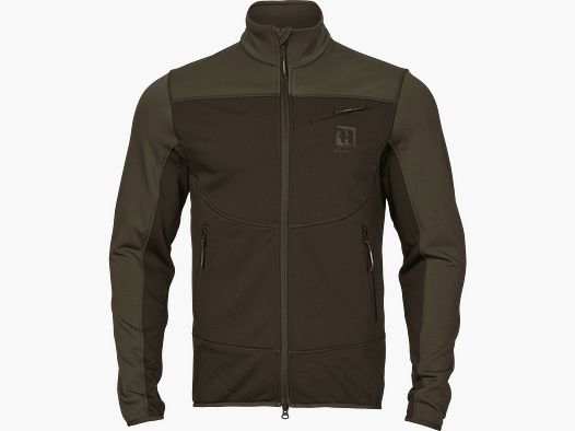 Härkila Olaf Fleecejacke Heren Shadow Brown/Forest Night, XL