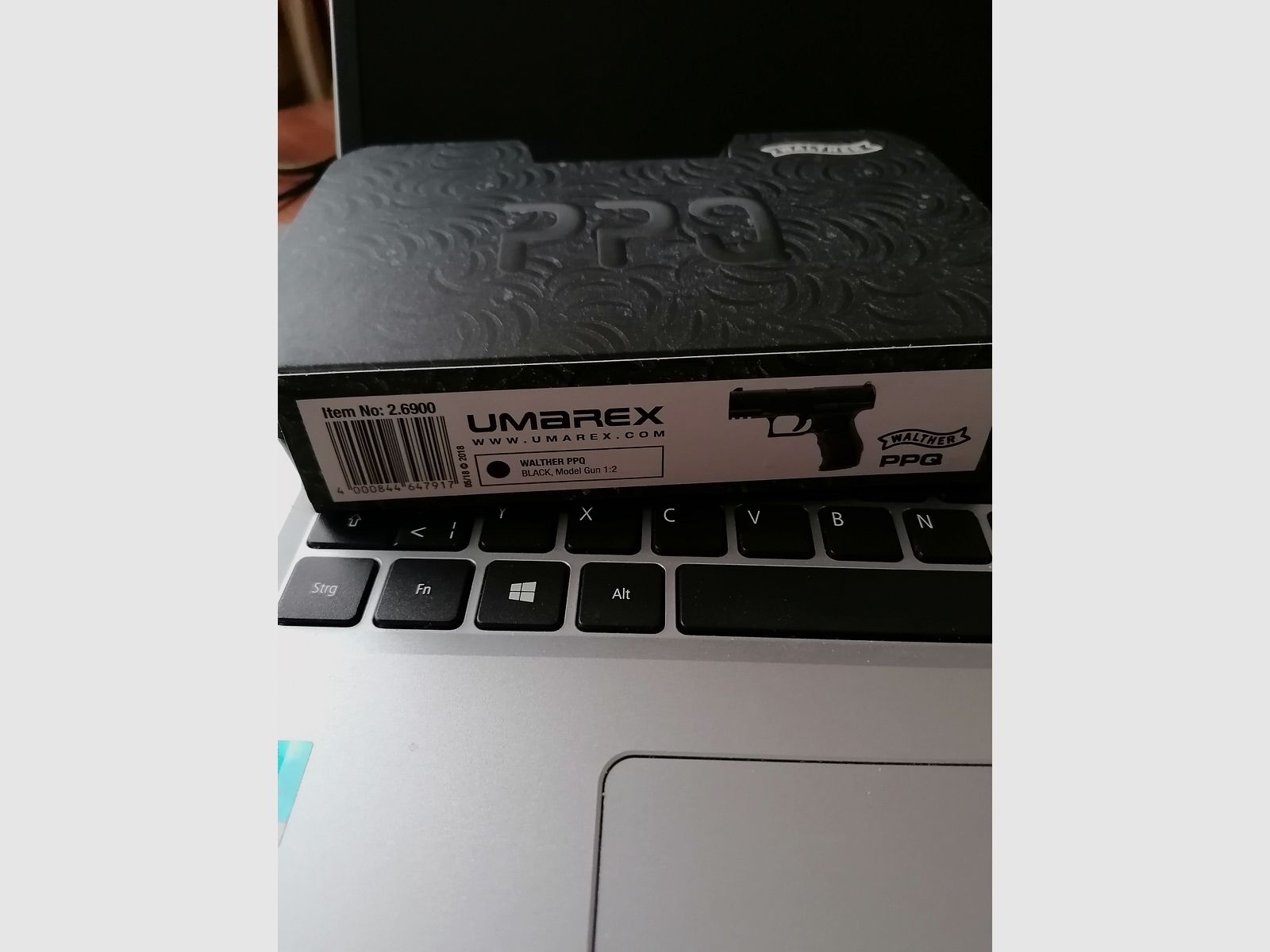 Miniature model Walther PPQ M2 - scale 1:2