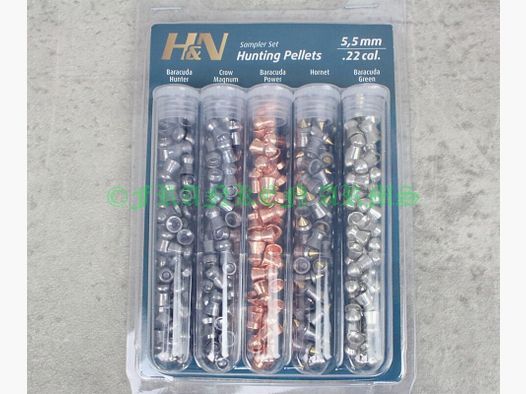 H&N Test Balls Hunting Pellets 5.5mm 155 pieces