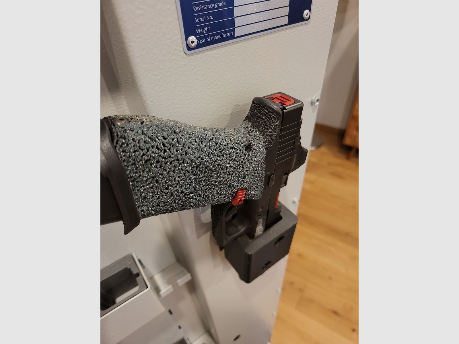 Pistool KURZWAFFE houder universele wapenkluis organizer magnetisch antislip