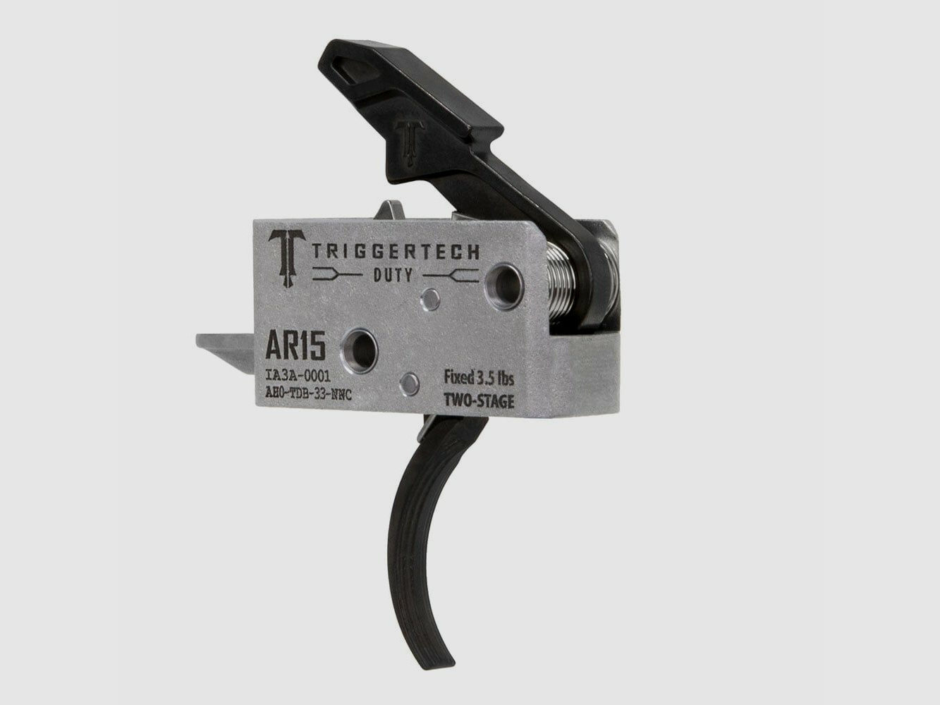 TRIGGERTECH AR-15 Duty-Zwart Gebogen