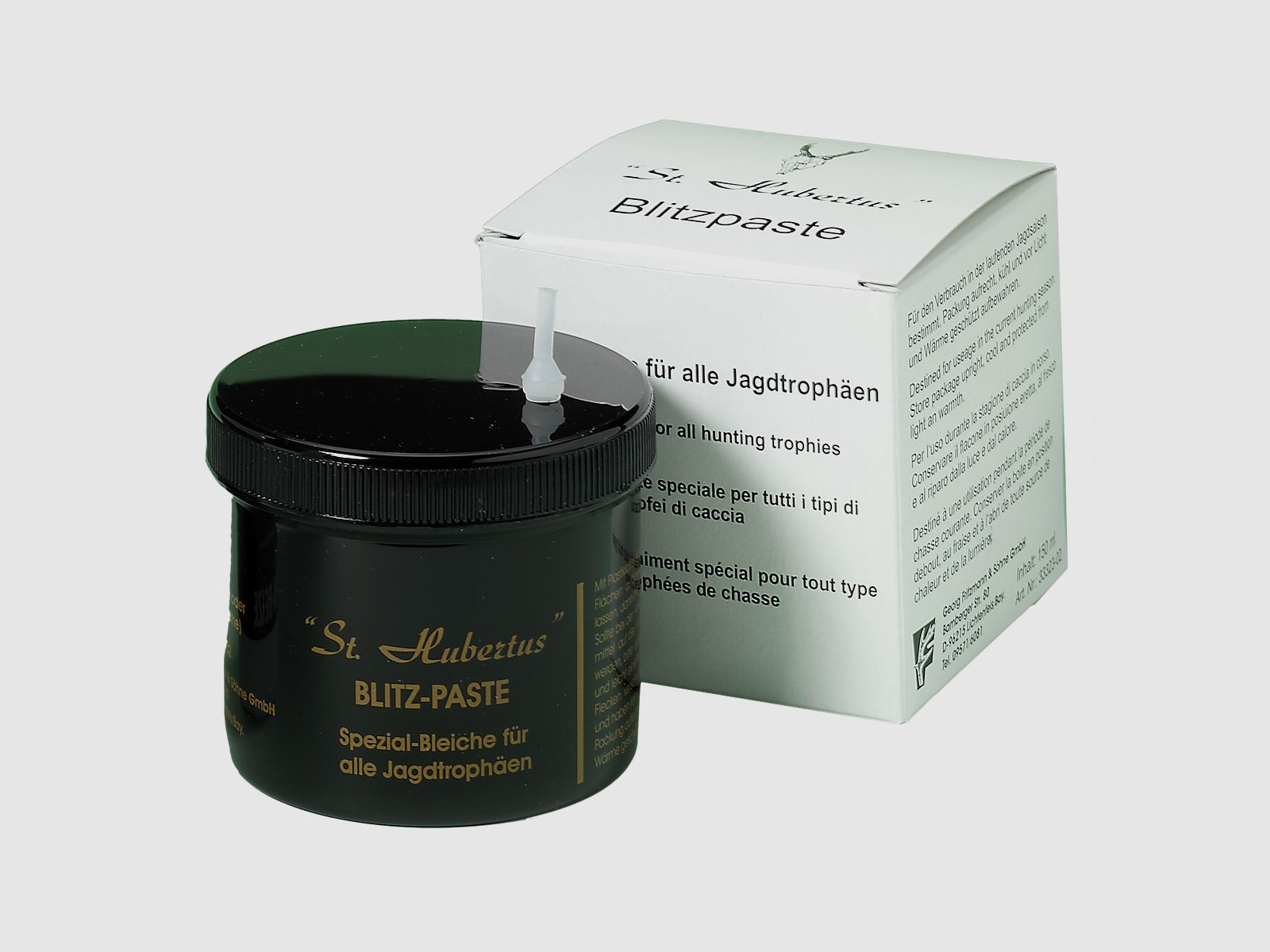 Gehörnbleiche-Blitzpaste - 150ml,für ca. 5Rehe+2Hirsche