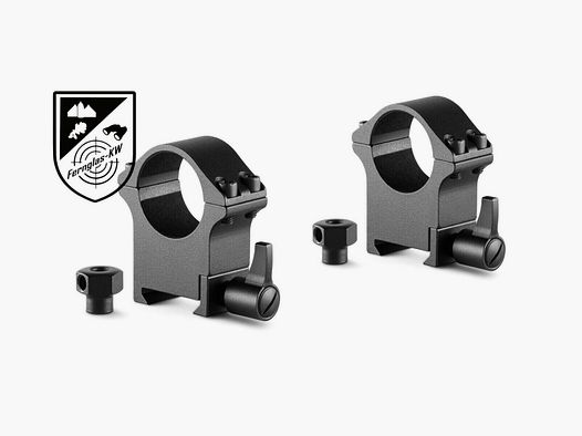 HAWKE 23102 Profi stalowe montaże pierścieniowe Weaver wysoka 1 cal wysokość 49mm szybkie mocowanie