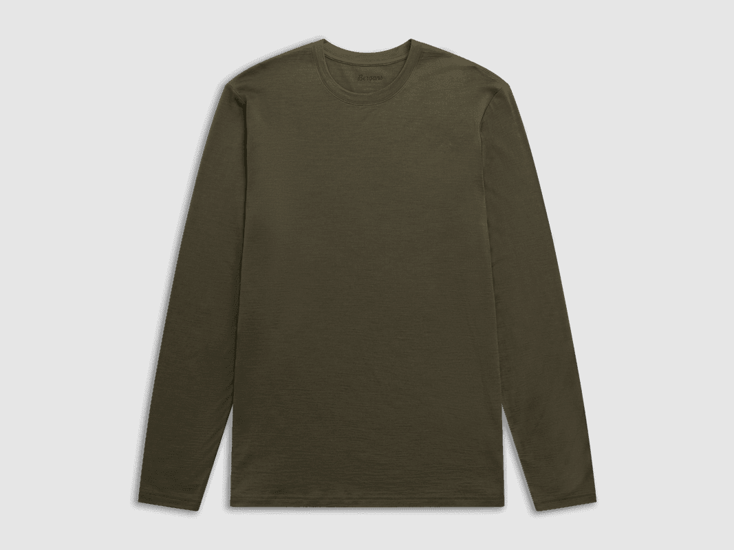 Bergans Merino Lange Mouw Heren Pine Forest XL