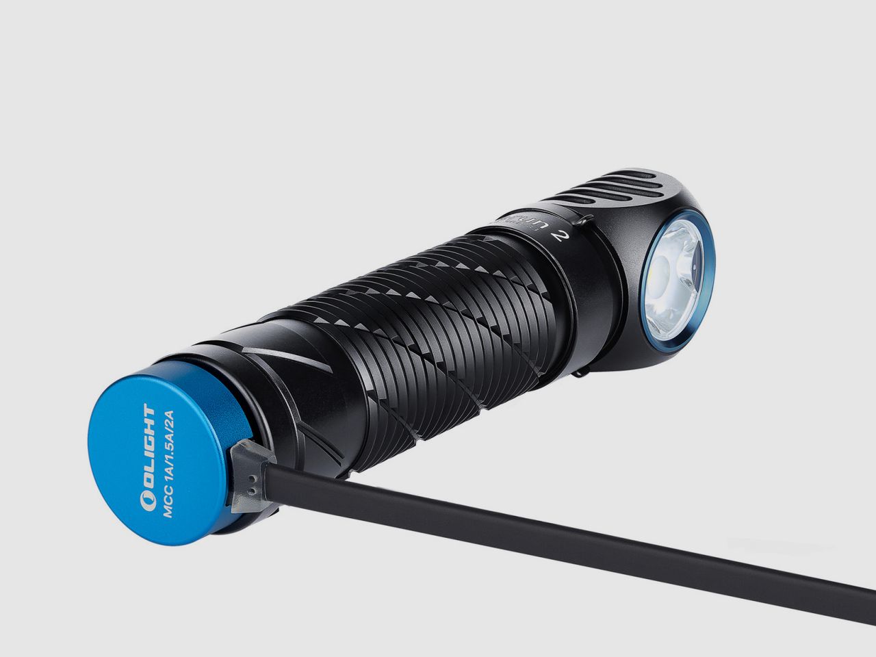 OLIGHT Lampada frontale Perun 2 nera, immagine 3 di 6