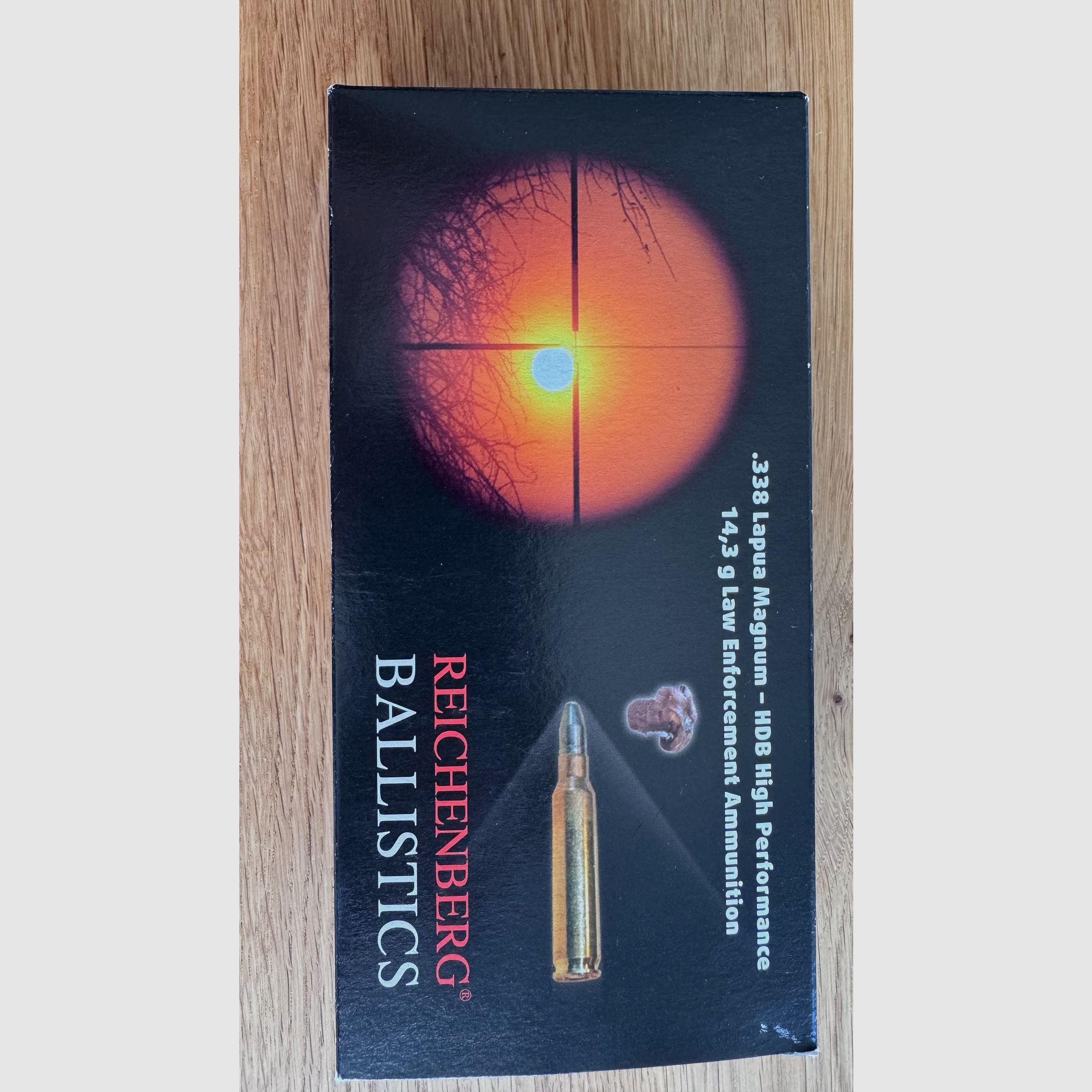 .338 Lapua Magnum amunicja precyzyjna – 220gr HDB – ręcznie ładowana (Niedermeier) – 600 strzałów