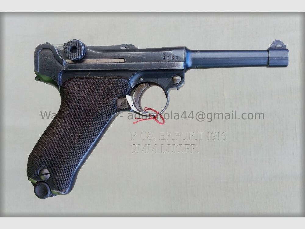 Usine d'armement d'Erfurt Pistolet P. 08