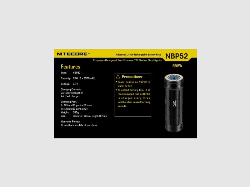 Akumulator Nitecore NBP52, zdjęcie 13 z 13