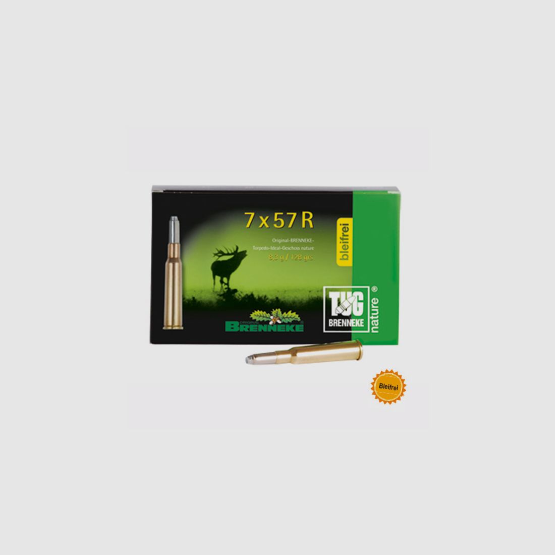 Brenneke 7x57 R 128GR TUG nature+ 20 Patronen