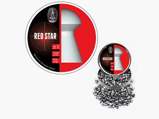 BSA Red Star Pellets .177 (450 pcs)
