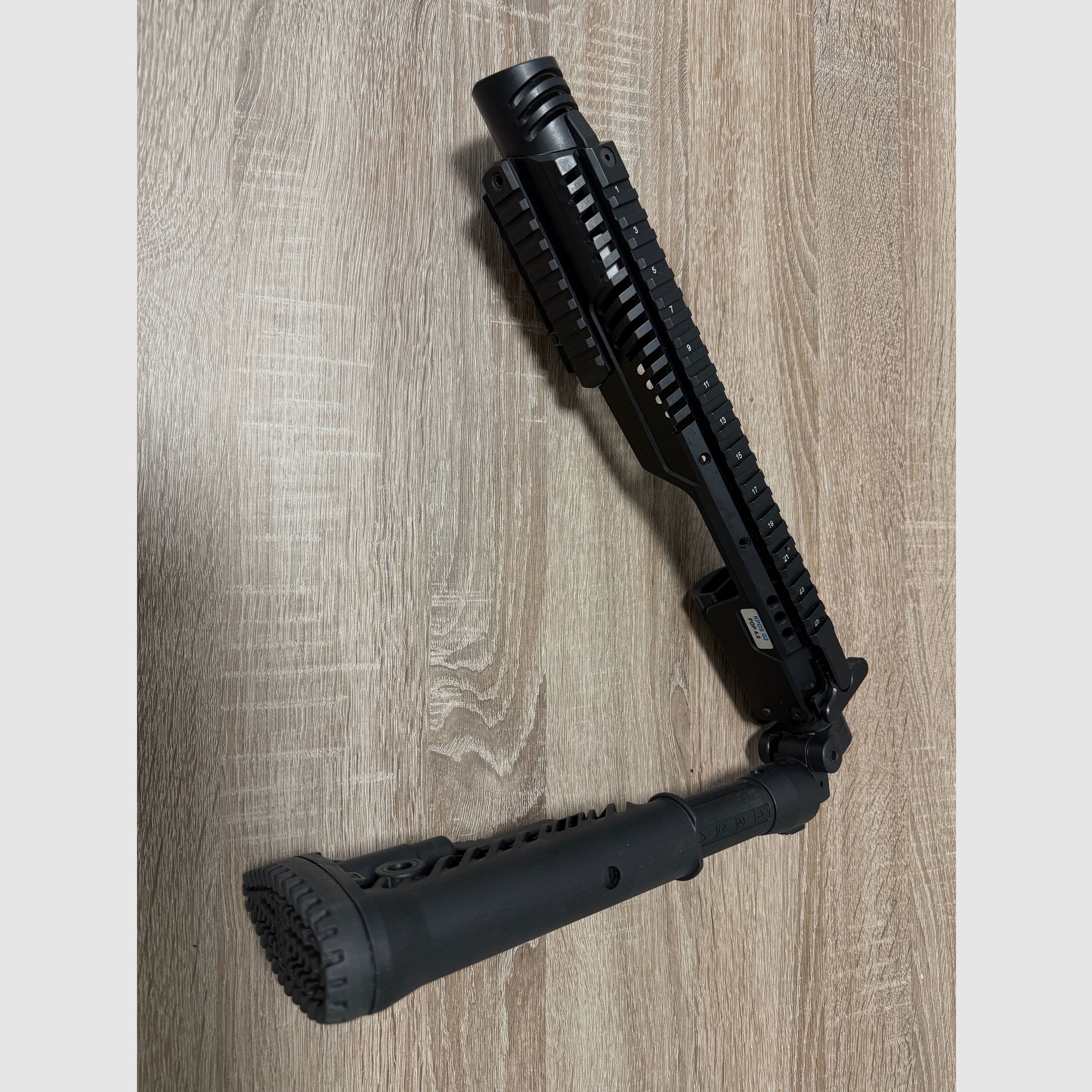 Assault stock FAB Defense KPOS G2 Walther PDP 4 inch barrel
