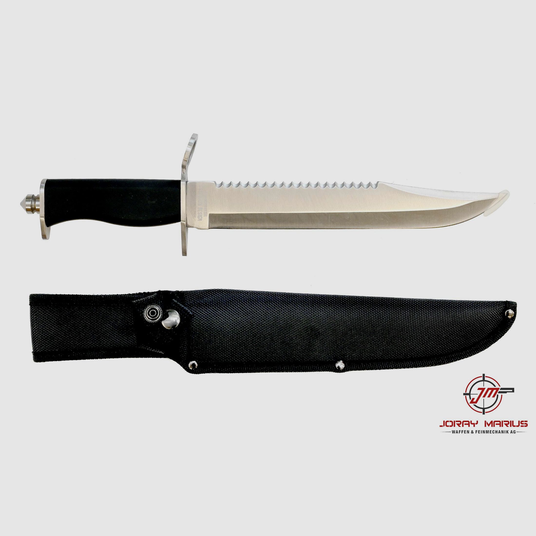 Jagdmesser mit feststehender Klinge und Scheide