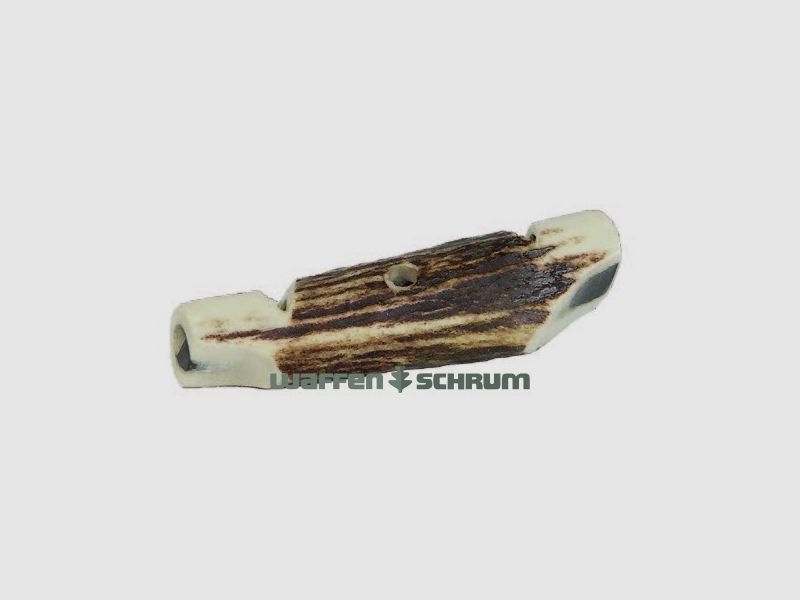 Eurohunt Hundepfeife / aus Hirschhorn / Triller & Pfiff / Länge: 7cm