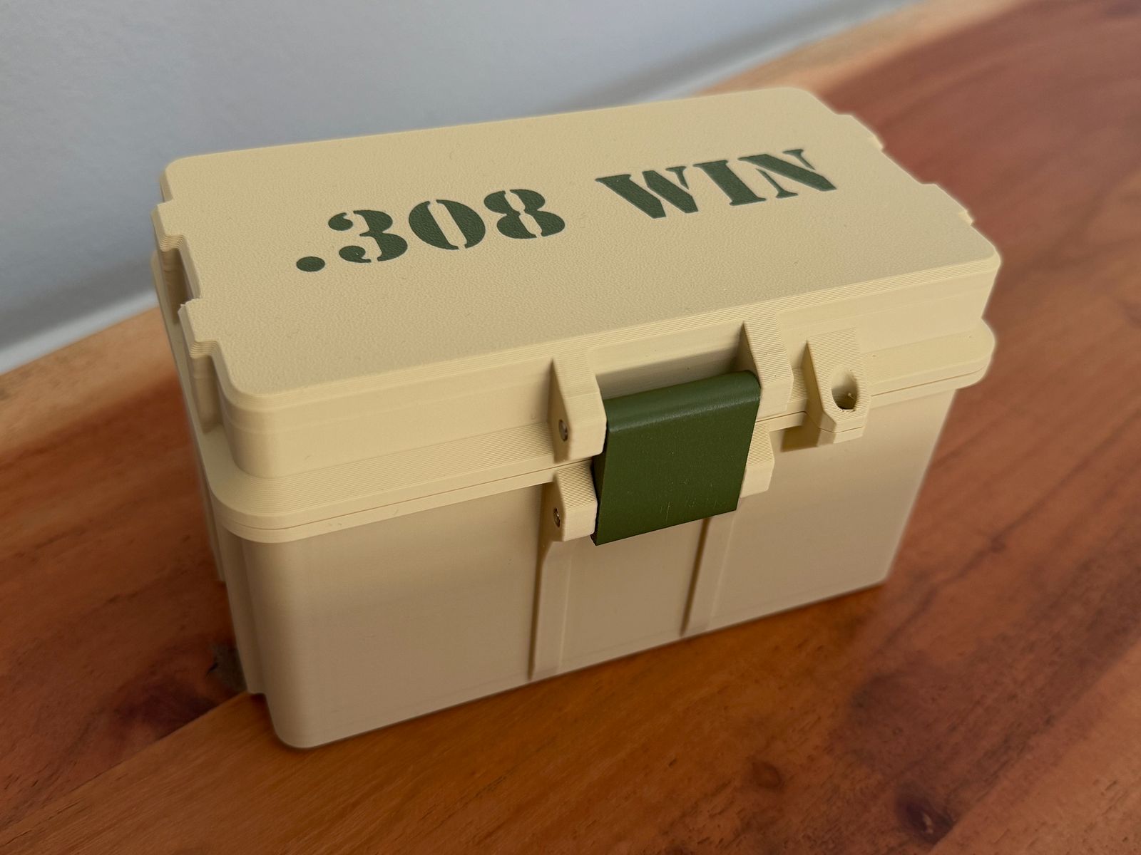 Munitionsbox .308 Win / 6,5mm Creedmoor Ammo Box Patronen Wiederladen 50 Schuss personalisierbar abschließbar optional magnetisch & mit RFID Chip für Daten