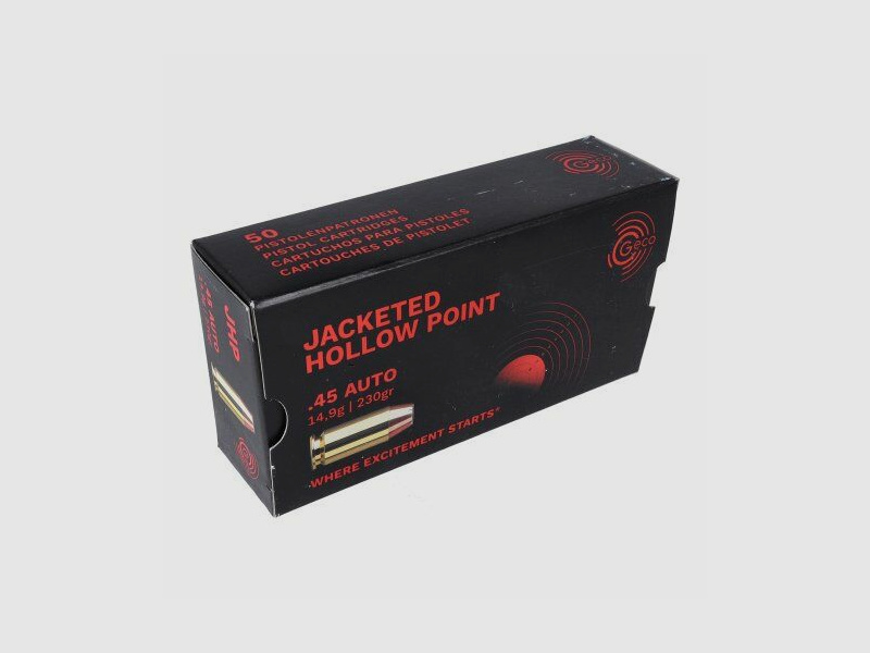 GECO Hollow Point 230gr .45 Auto