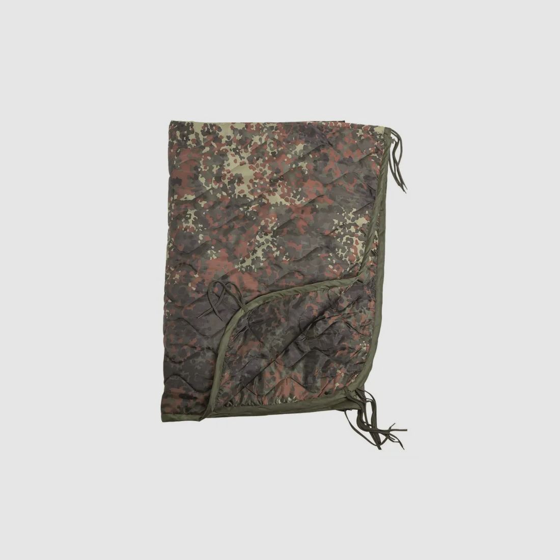 Poncho Liner (kołdra pikowana) - BW Flecktarn - 210x150cm + worek na pakowanie