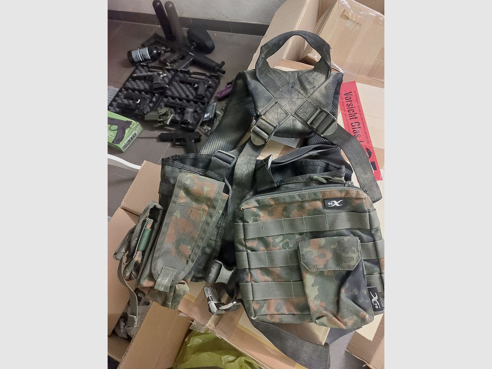 Airsoft / Paintball Konvolut Verkauf Entrümpelung - Aw Custom, CZ75 SP-01 Shadow , Elite Force 1911, Beretta M92, Tippmann