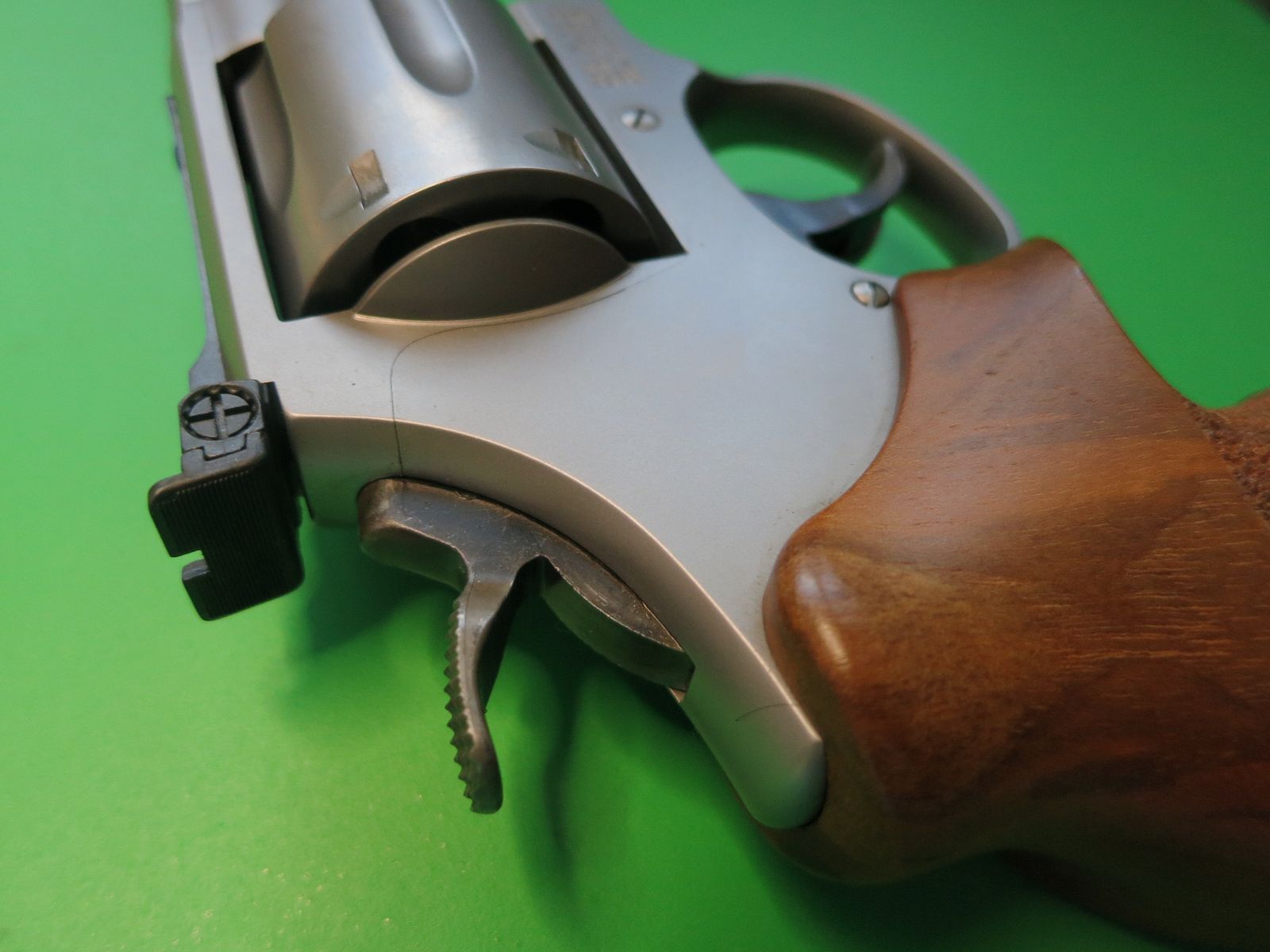 Revolver, SMITH&WESSON, Mod. 686-5 Target Champion, .357 Magnum, 6" loop, roestvrij staal versie, Nill-grip    #16