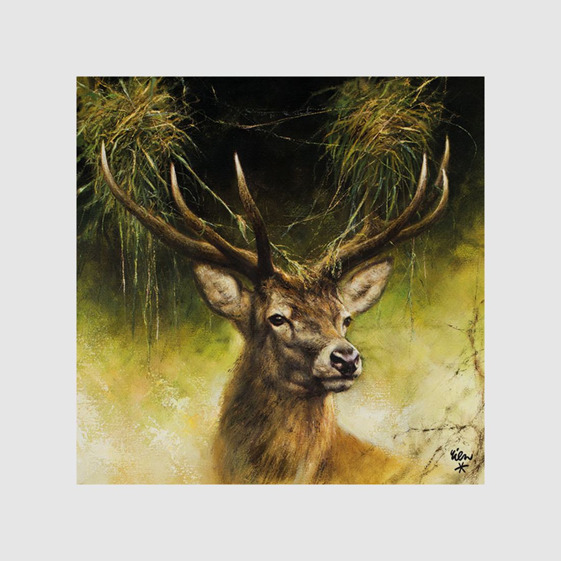 Jagdservietten Hirsch