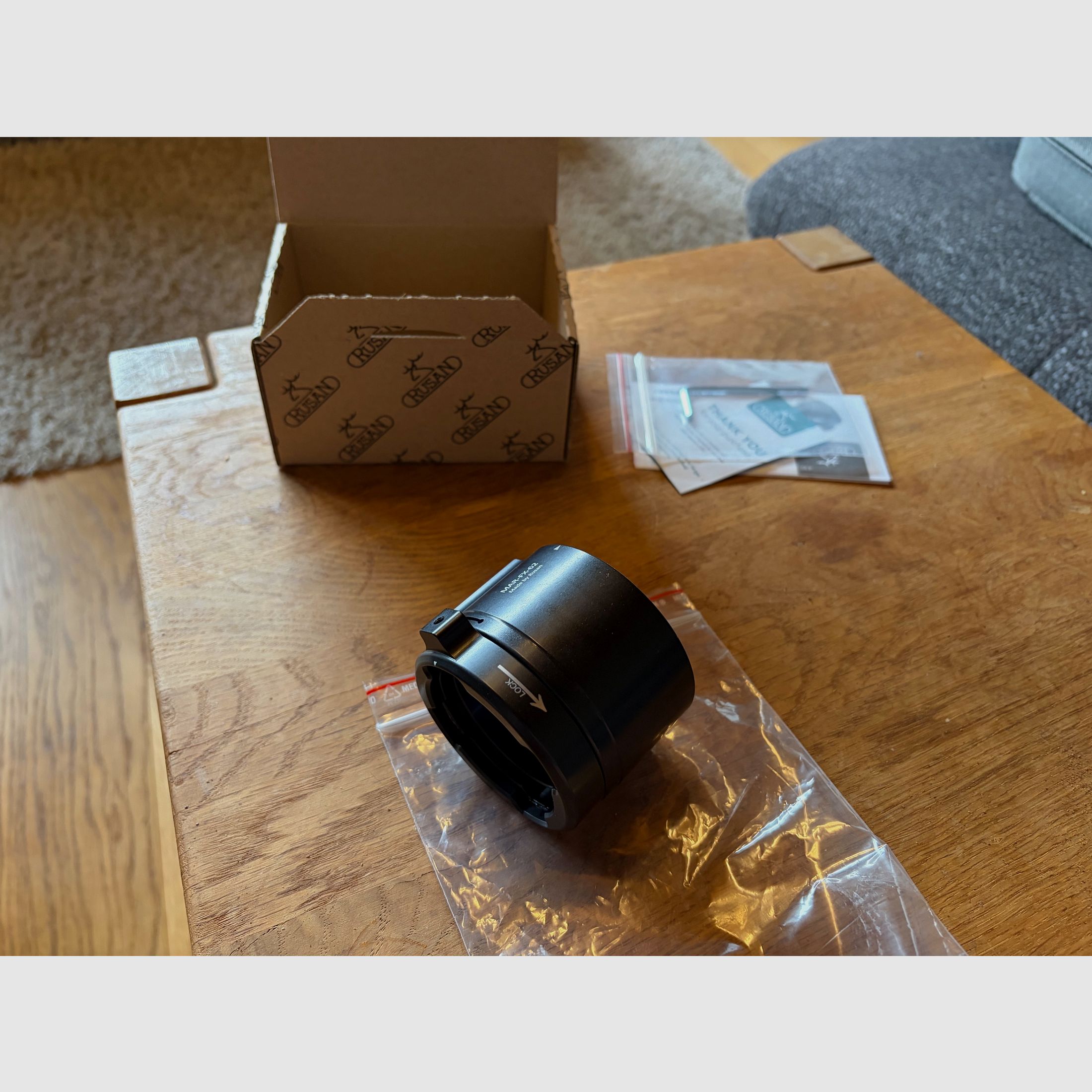 Rusan MAR-FX Modular klemmadapter 62 mm – nowy/nieużywany, zdjęcie 2 z 3