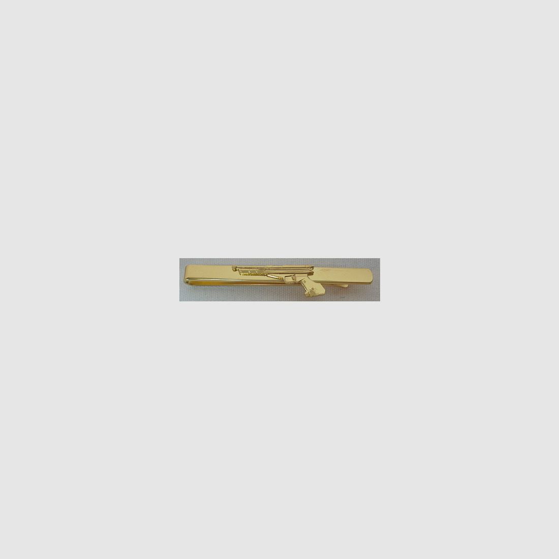 Krawattenschieber Pistole gold - Match-Sportpistole/Luftpistole
