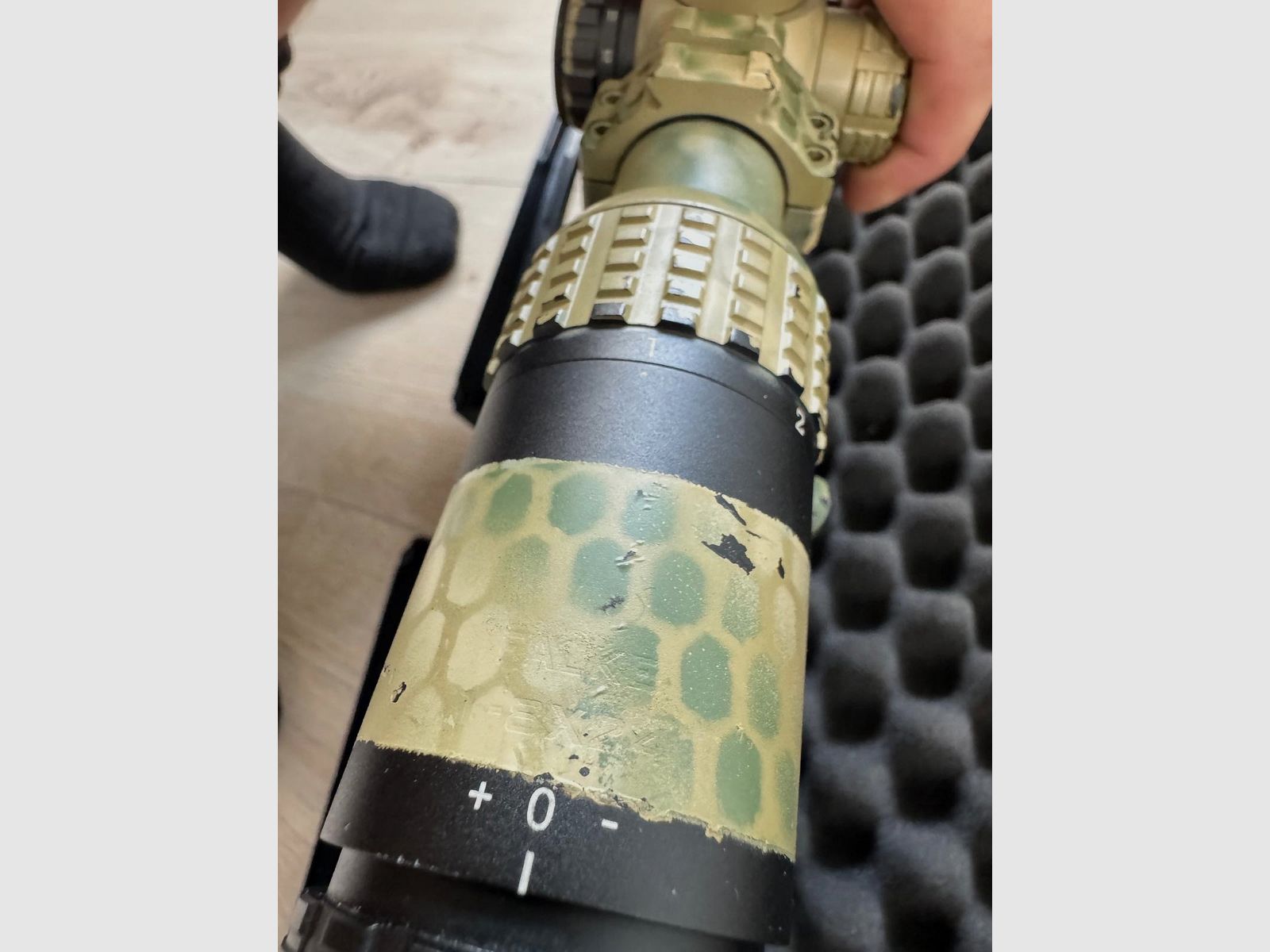 HK MR 223 - 11 inches including B& T Rotex silencer & FALKE LPVO 1-8 x 24 / Precision Hunting adapter - Night vision attachment device