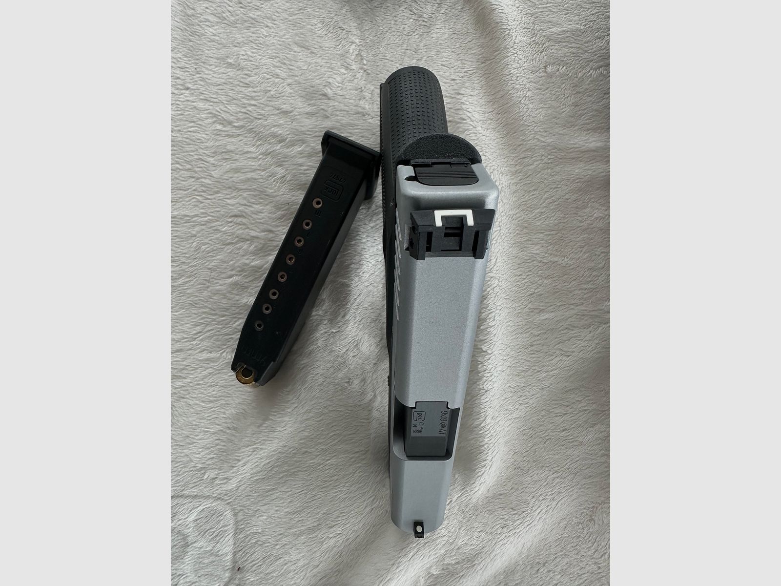 Glock 43X Silver Slide - Silber in 9mm - NEUWERTIG